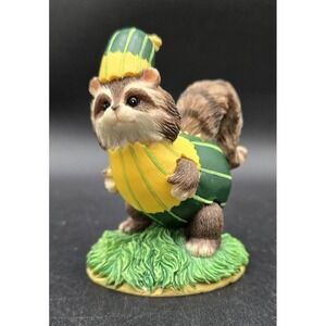 Charming Tails REGINALD'S GOURD COSTUME Raccoon Figurine Signed DEAN GRIFF